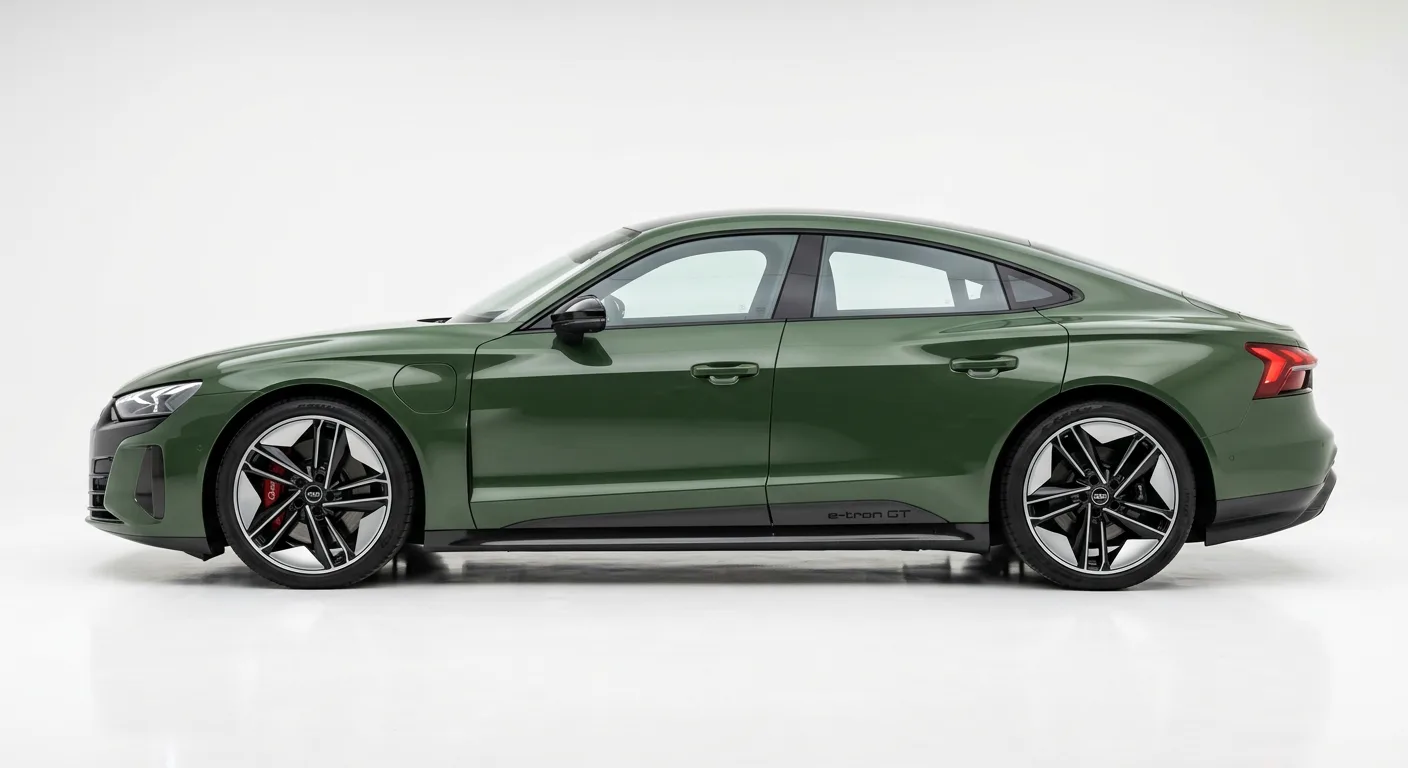 Audi e-tron GT RS vert