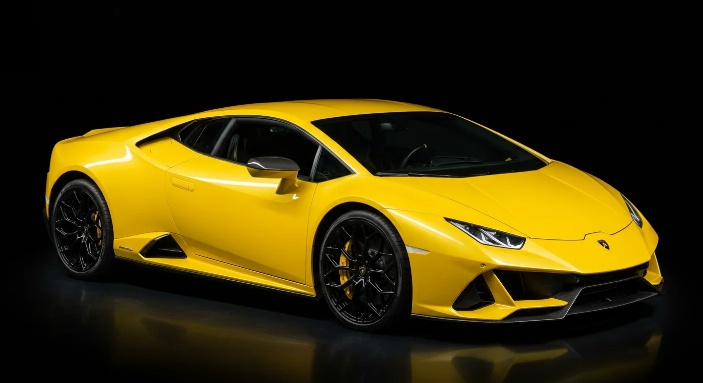 Lamborghini Huracán EVO jaune Giallo, leasing