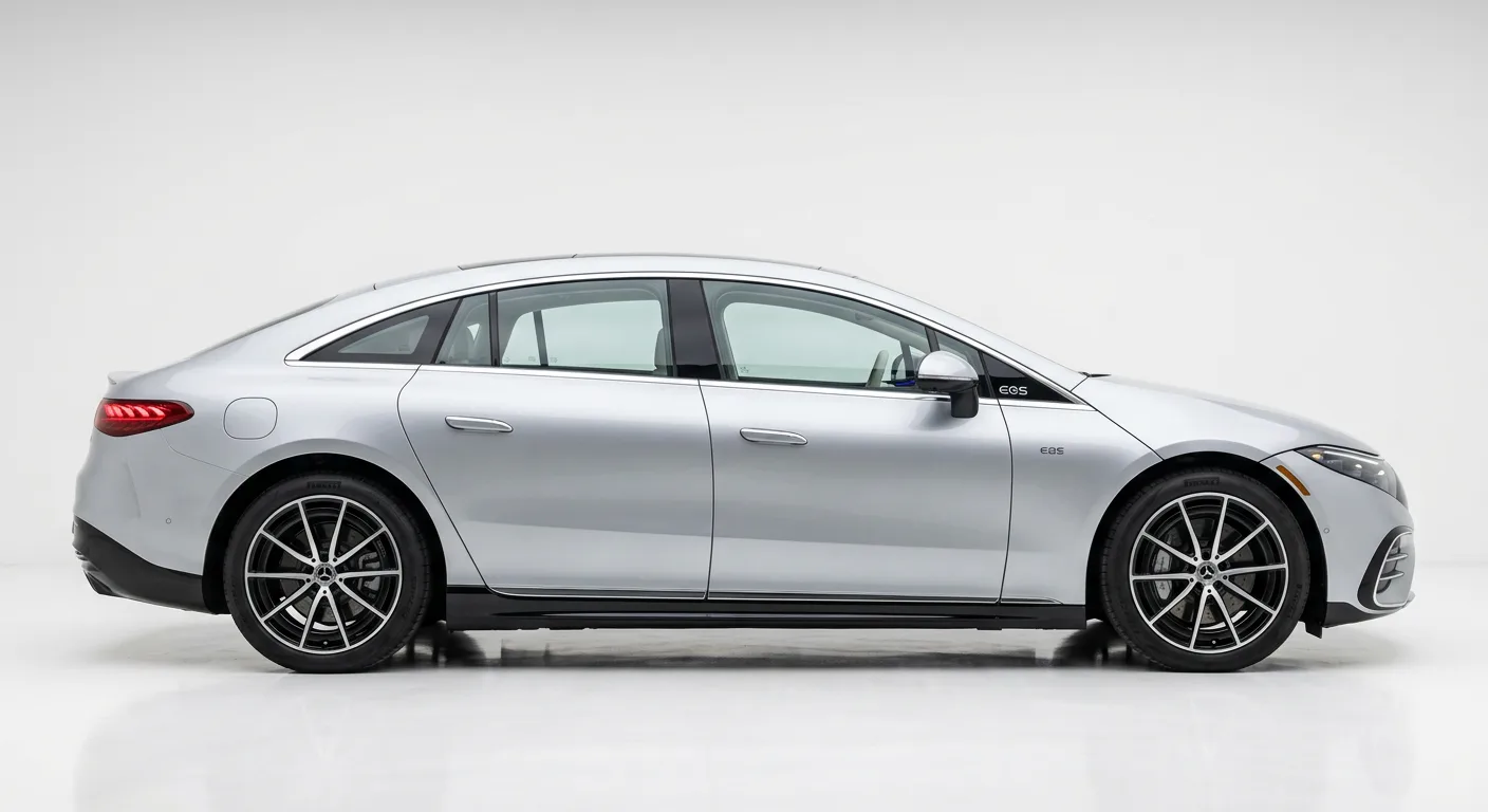 Mercedes EQS 580 argent