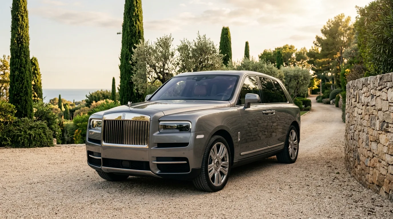 Rolls-Royce Cullinan gris Tungsten, sud de la France, leasing